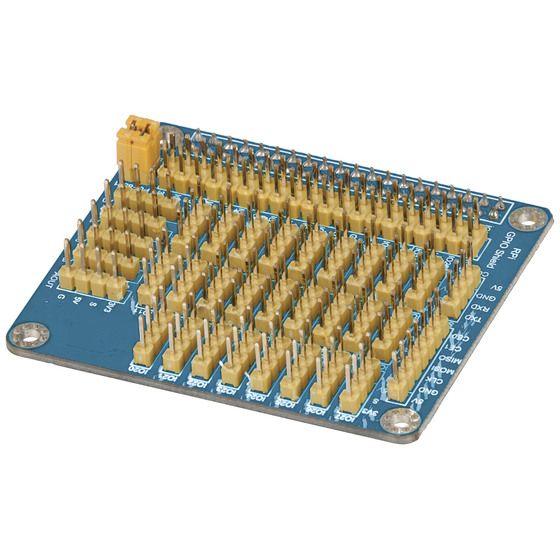 DUINOTECH RASPBERRY PI GPIO EXPANSION SHIELD WITH 4 X AD/DA