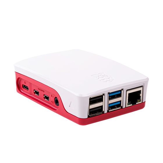 Official Raspberry Pi 4B Case – Red & White | JAYCAR
