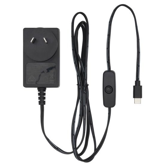 15.3W RASPBERRY PI 4 POWER SUPPLY 5.1VDC AT 3A