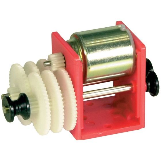 3V 12,000 RPM DC Motor & Gearbox Kit – 6-Speed Reduction to 2.93 RPM, Hardened Steel Shafts