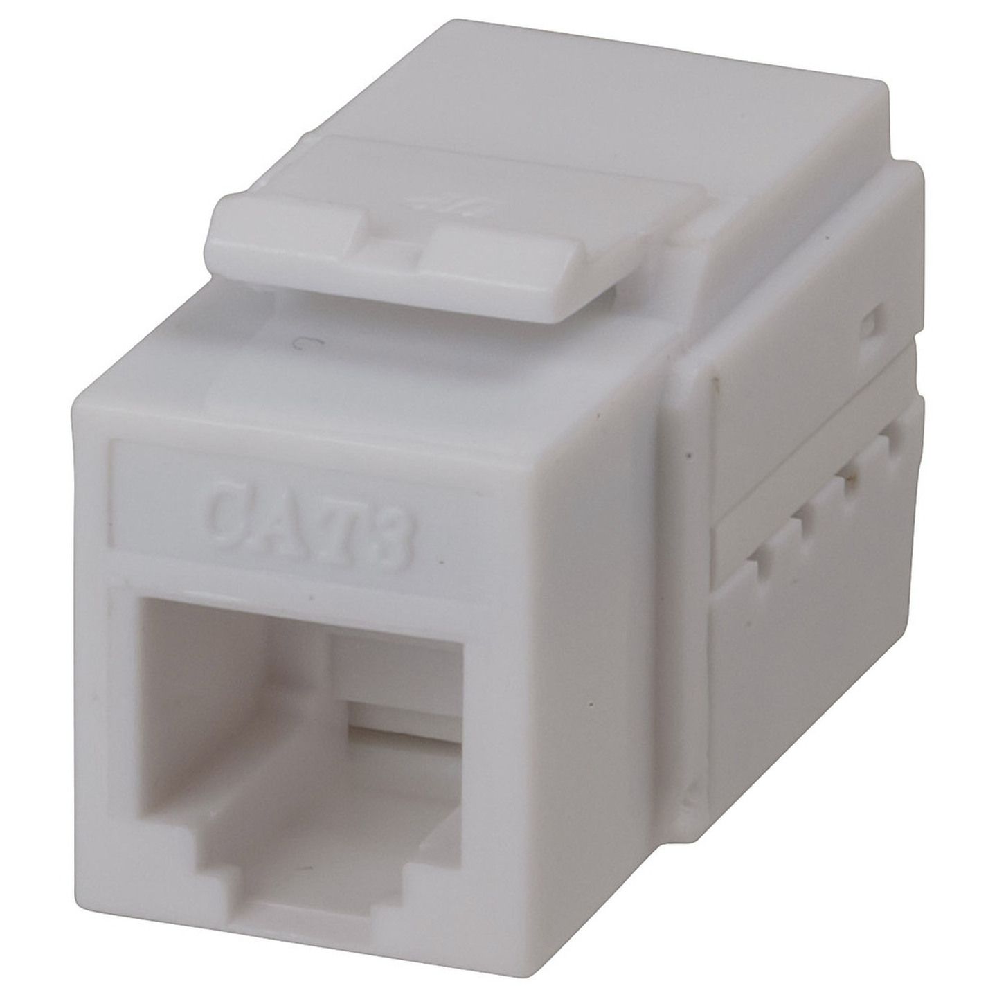 RJ12 Socket 6P6C Keystone Jack - White | Jaycar Australia