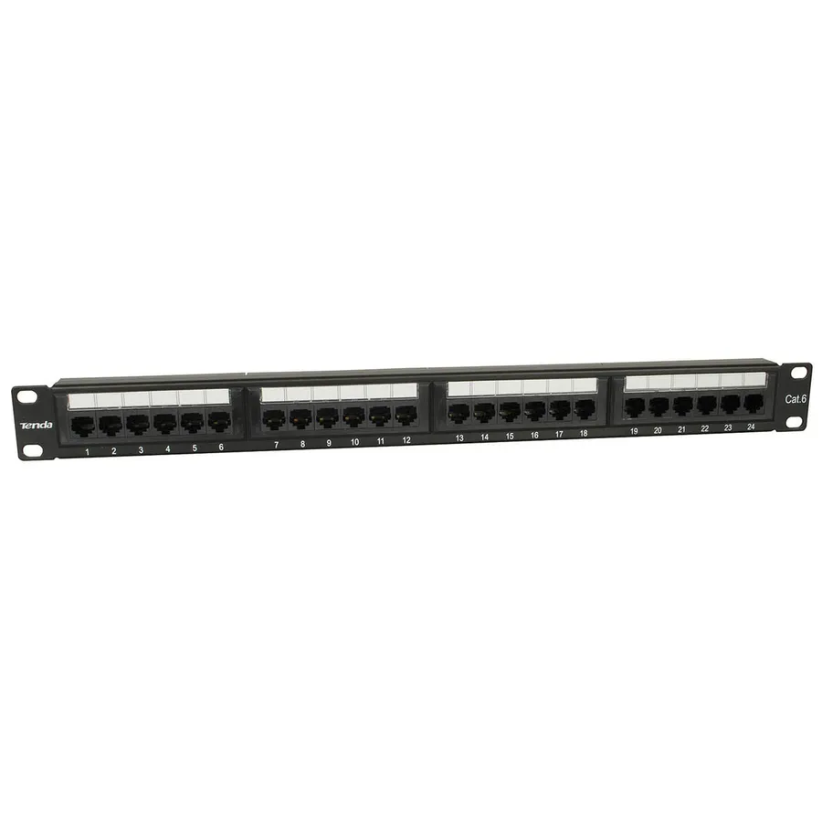 Rack Mount 24 Port Patch Panel Cat.6 | Jaycar Australia