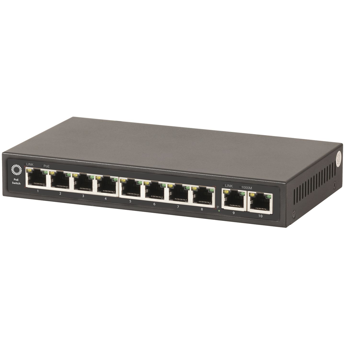 10 Port Gigabit PoE Network Switch