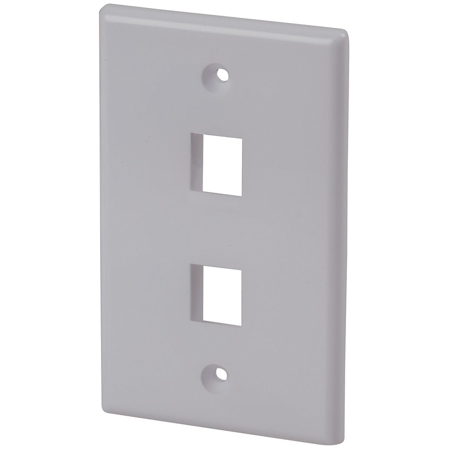 Keystone Wall Plate Double White