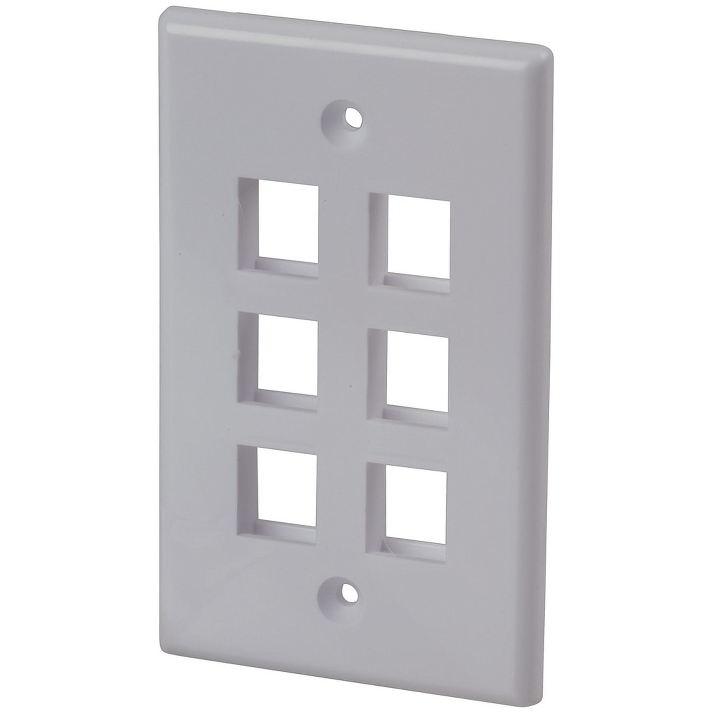 Keystone Wall Plate 6 Way