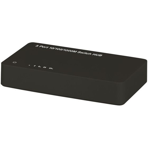 5-Port 10/100/1000Mbps Gigabit Ethernet Switch | Jaycar
