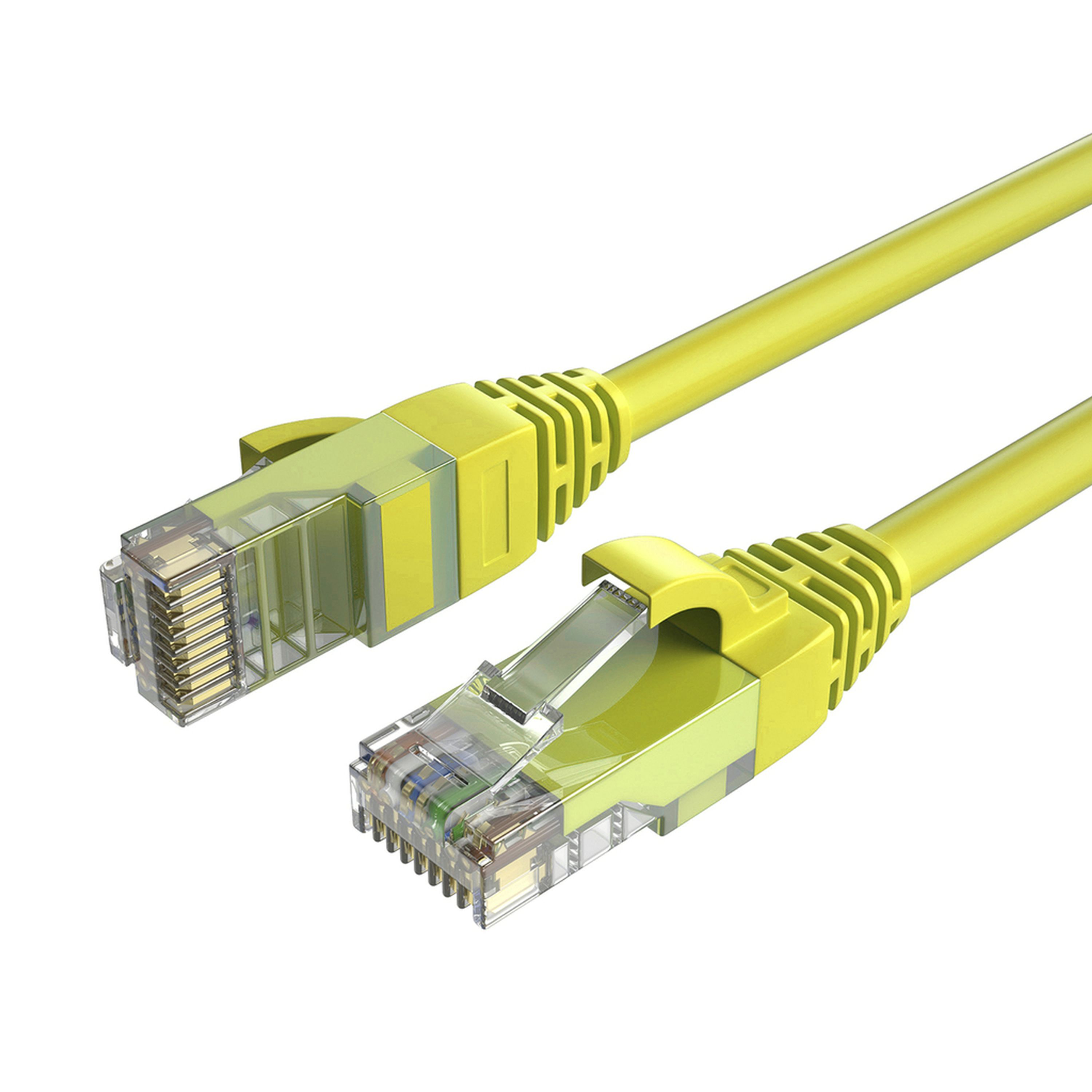 Cat6A Patch Cable - 2m Yellow