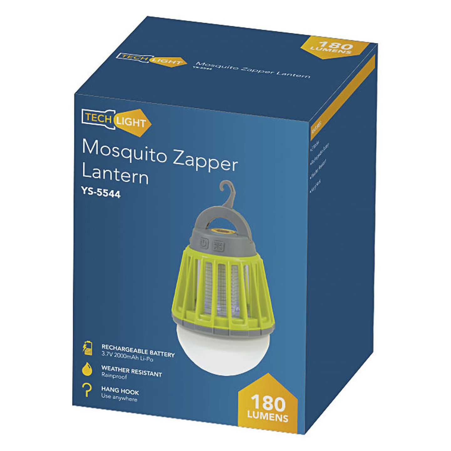 Mosquito Zapper with 180 Lumen LED Lantern