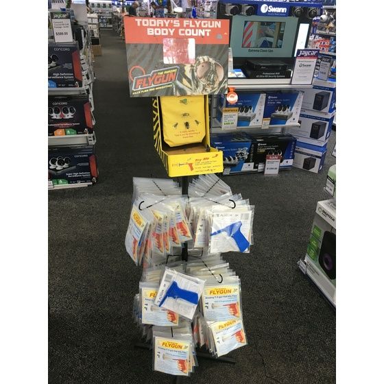 Merchandising Floor Stand for The Amazing Fly Gun (YS5545)