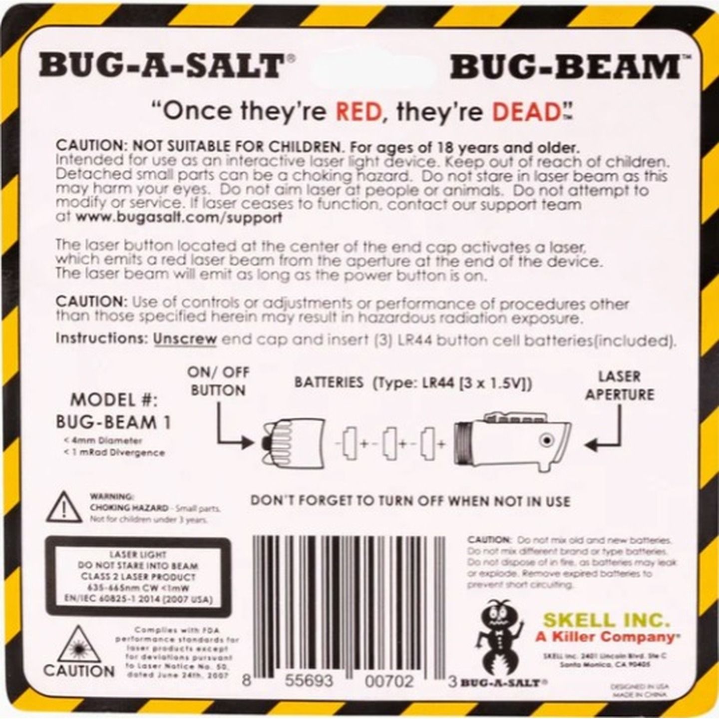 BUG-A-SALT BUG-BEAM