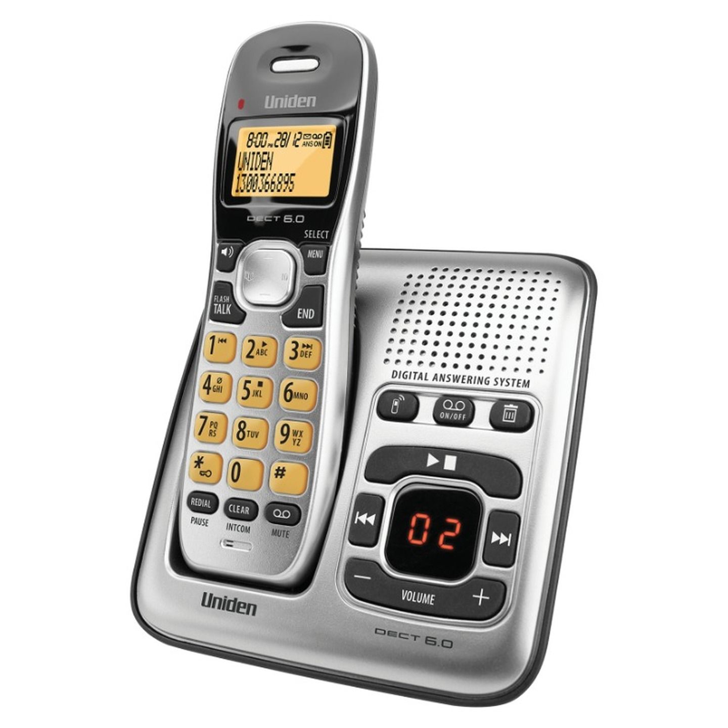 Uniden DECT1735 Cordless Phone with Answering Machine AU