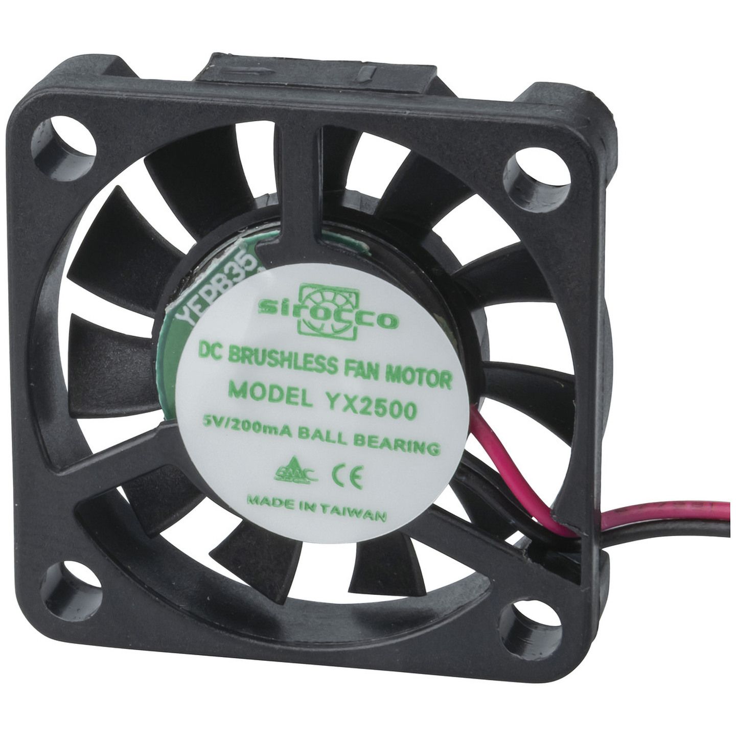 5VDC 30mm Thin 2 Wire Fan