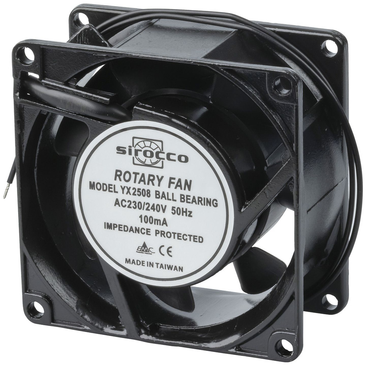 80mm 240V Ball Bearing Fan