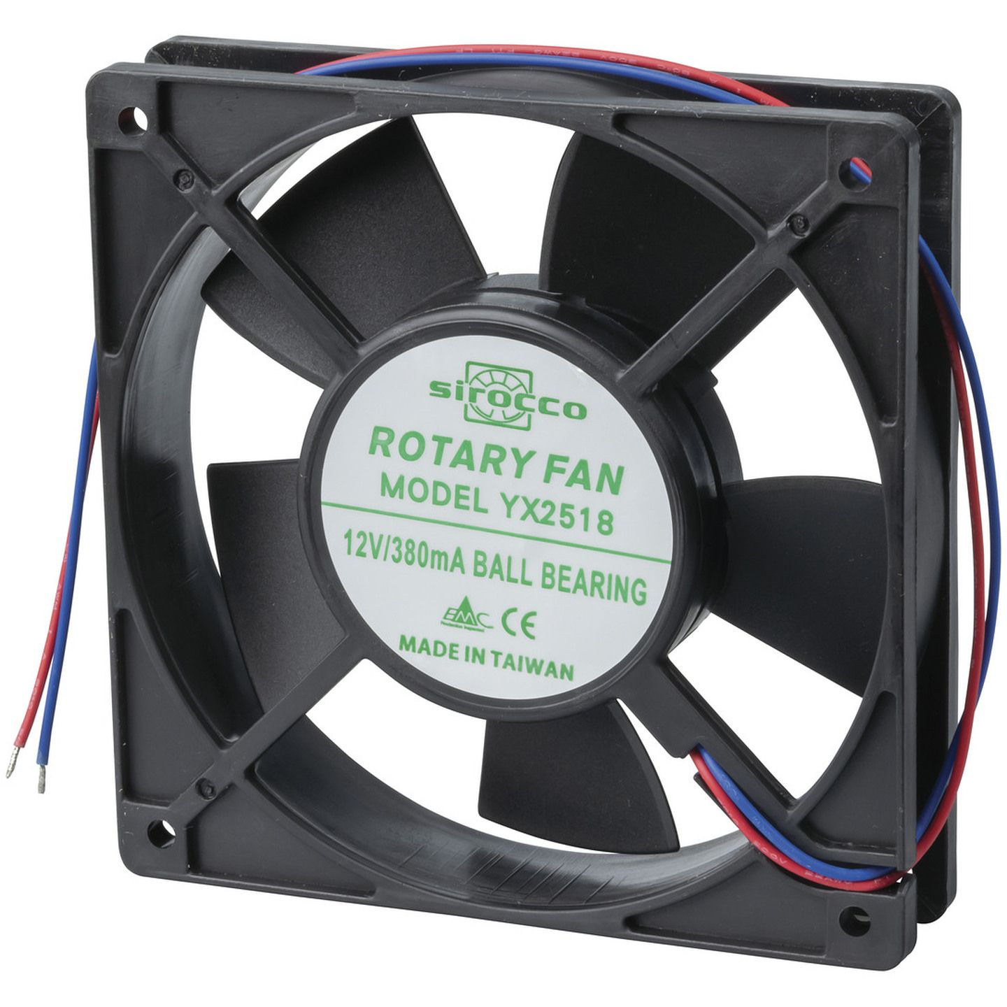 120mm 12VDC Thin Ball Bearing Cooling Fan