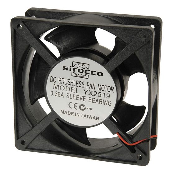 120mm 24V DC Cooling Fan – Sleeve Bearing, 120×120×38mm