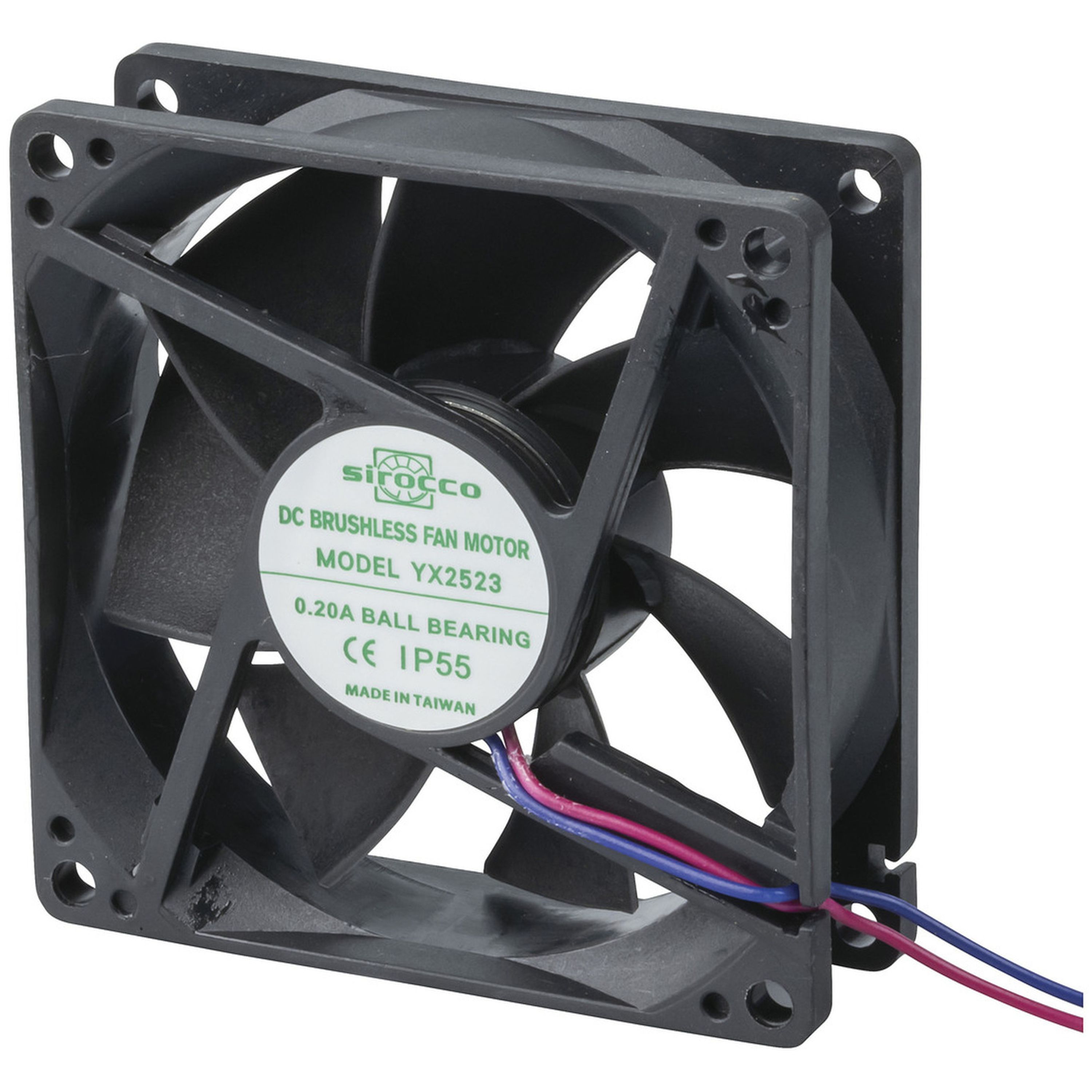 IP55 80mm 12V DC Ball Bearing Fan