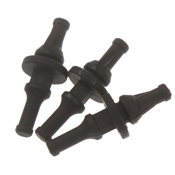 Jaycar Digitech Rubber Fan Mounts – Short, Pack of 10, Anti-Vibration Silicone