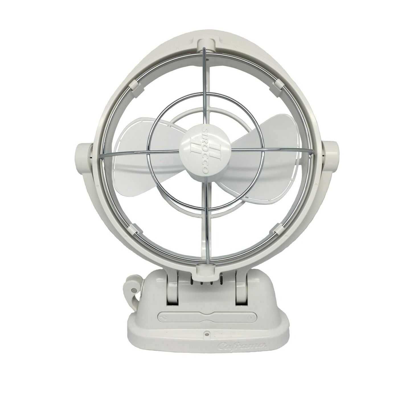 Sirocco 12-24VDC Gimbal Fan 7in Three Speed White