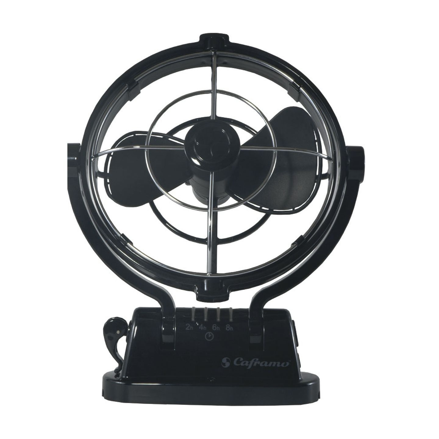 Sirocco 12-24VDC Gimbal Fan 7in Three Speed Black