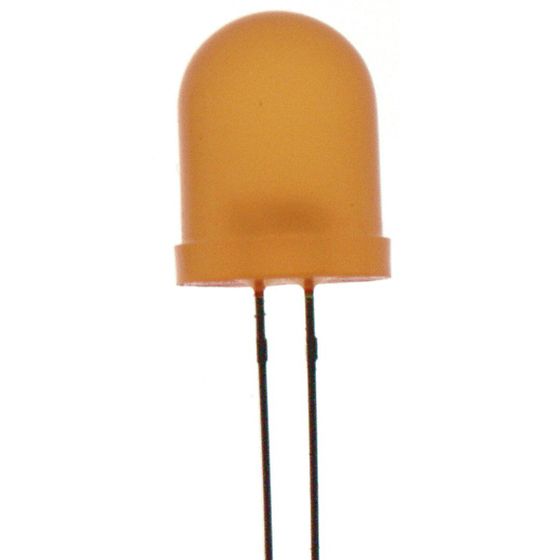 Jaycar Orange 3mm LED – 40mCd, Round Diffused Lens