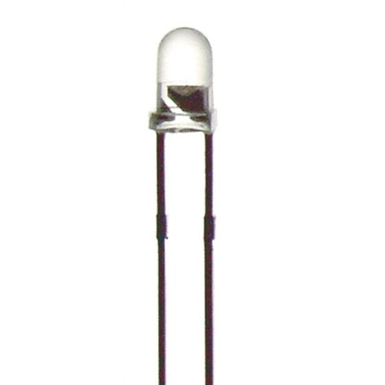 Jaycar Red 5mm LED, 1200mcd, Round Clear Lens (ZD0152)