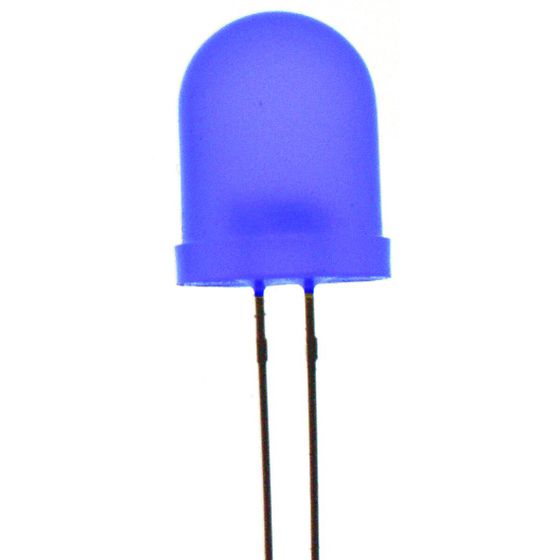 Jaycar Blue 5mm LED – 350 mcd, Round Diffused Lens