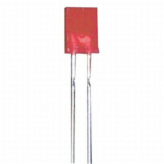 Jaycar Red 5x2mm Rectangular Diffused LED 5mcd (ZD0230)