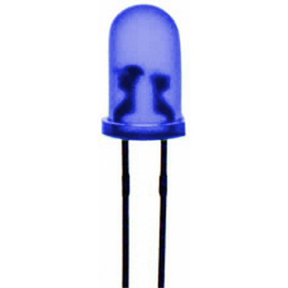 Jaycar Blue 5mm Flashing LED – 900mcd Round Diffused (ZD0245)