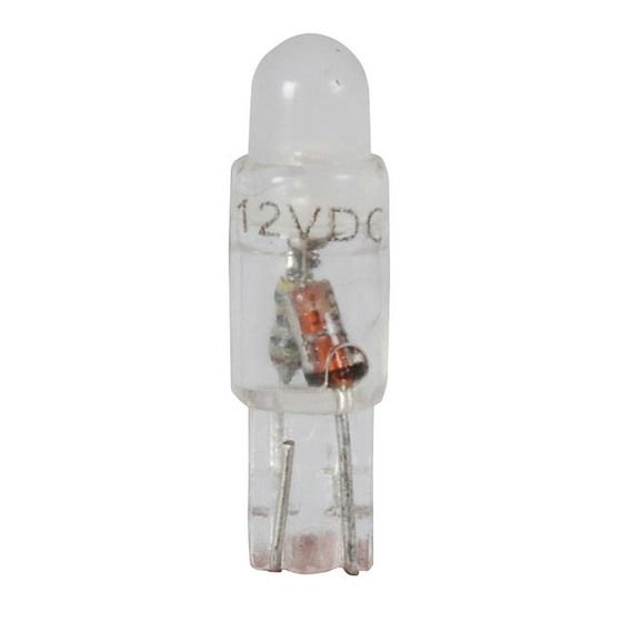 T5 Wedge LED Globe, White, 12 VDC | Jaycar