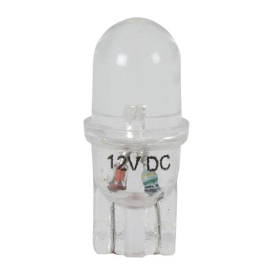Jaycar T10 Wedge LED Globe – White | 12VDC Automotive Dashboard Replacement