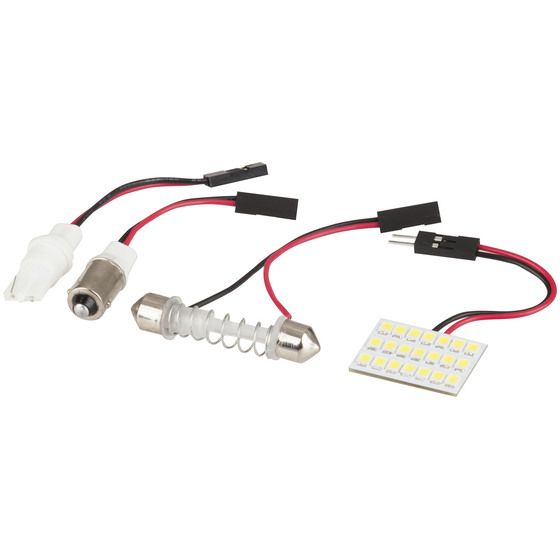 Jaycar Universal T10 / 211 / BA9S LED Retrofit Kit – 21× SMD | Cool White