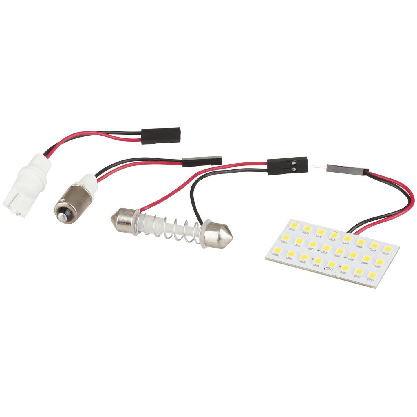 Universal T10/211/BA9S LED Retrofit Kit with 24xSMD LEDs