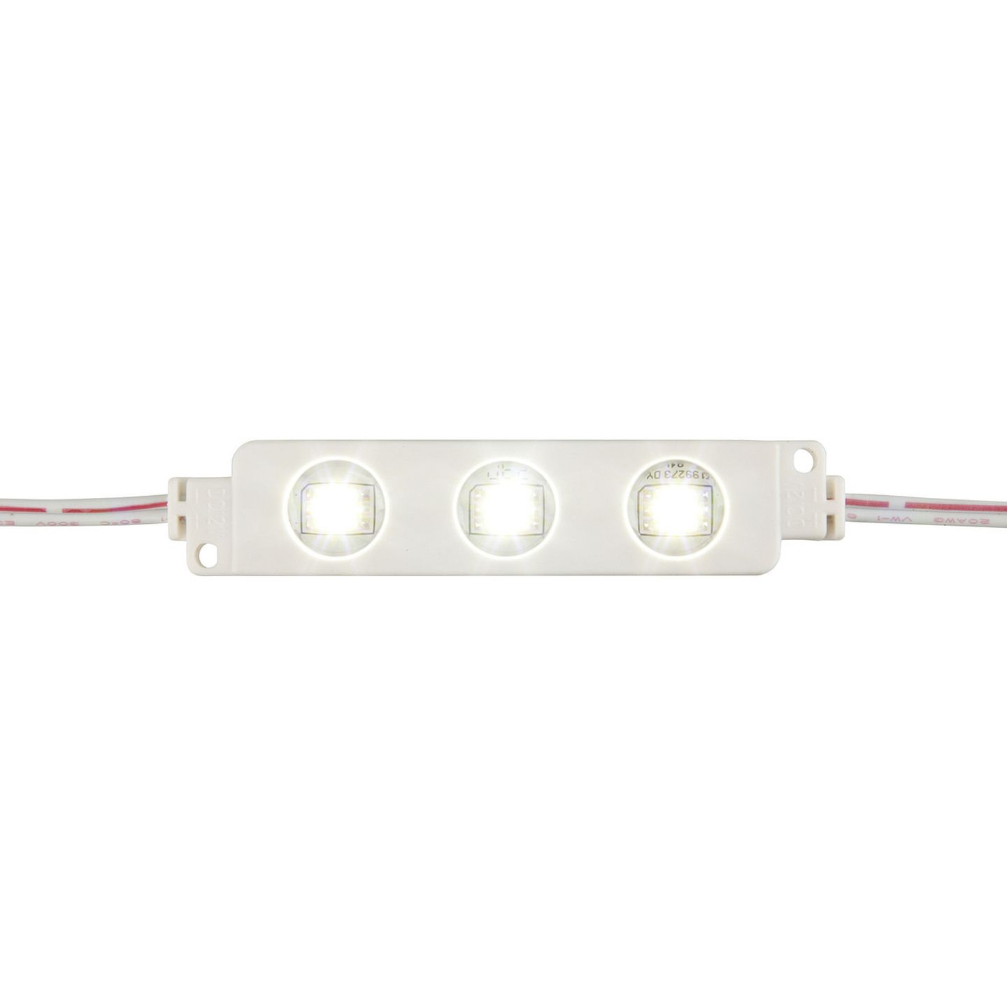 IP65 LED Light Module String 10x 3x5050-LEDs Cool White