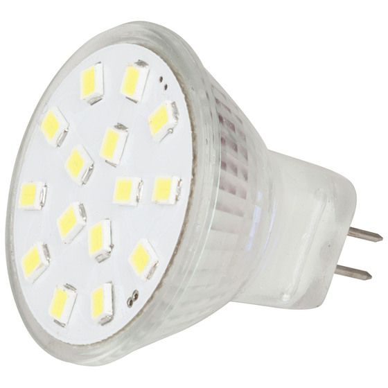 MR11 LED REPLACEMENT LIGHT 15X2835 LEDS 120º, 12VAC/DC, COOL WHITE