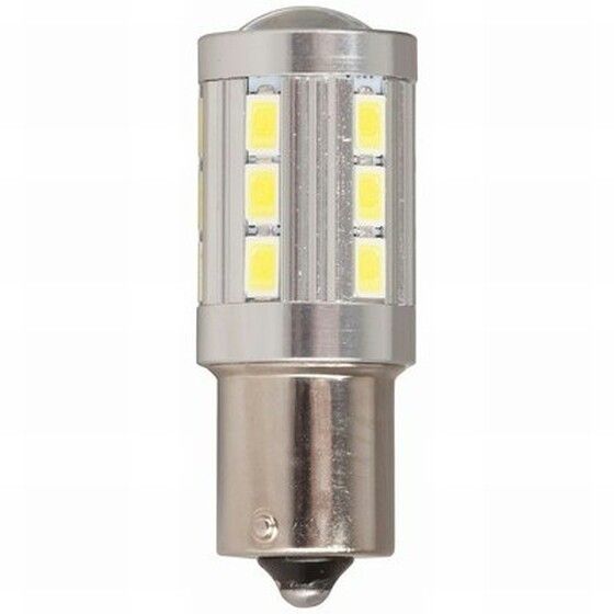 BA15S LED INTERIOR/REVERSE/PARK LIGHT GLOBE 21X5730 LEDS, CANBUS COMPATIBLE