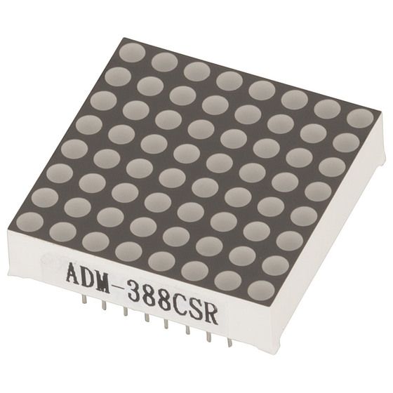 Jaycar Red 8x8 LED Matrix Module 16-Pin