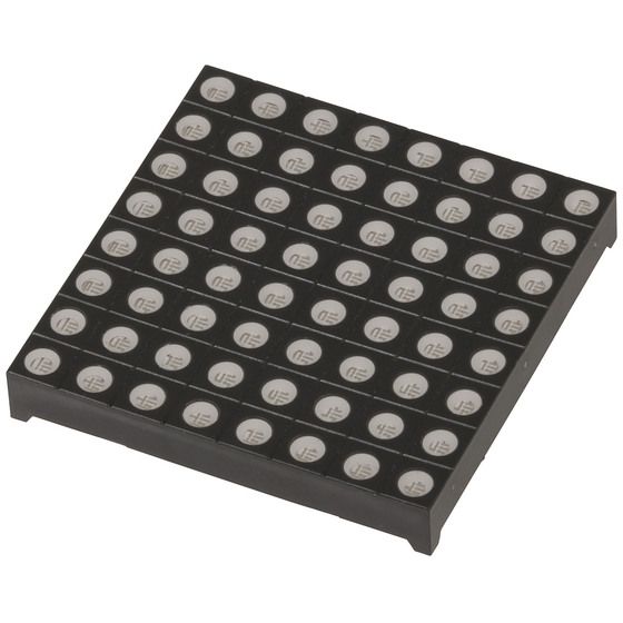 Jaycar RGB 8x8 LED Matrix 60x60mm Matte Black