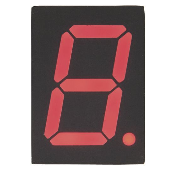 FND507 / LTS542R / S50 RWB Common Anode 7-Segment LED Display – JAYCAR