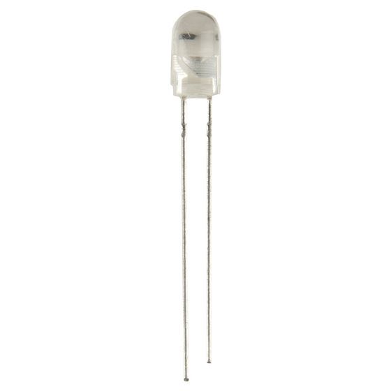 Jaycar Infrared Phototransistor – NPN, 5mm Clear Housing, 30V Breakdown