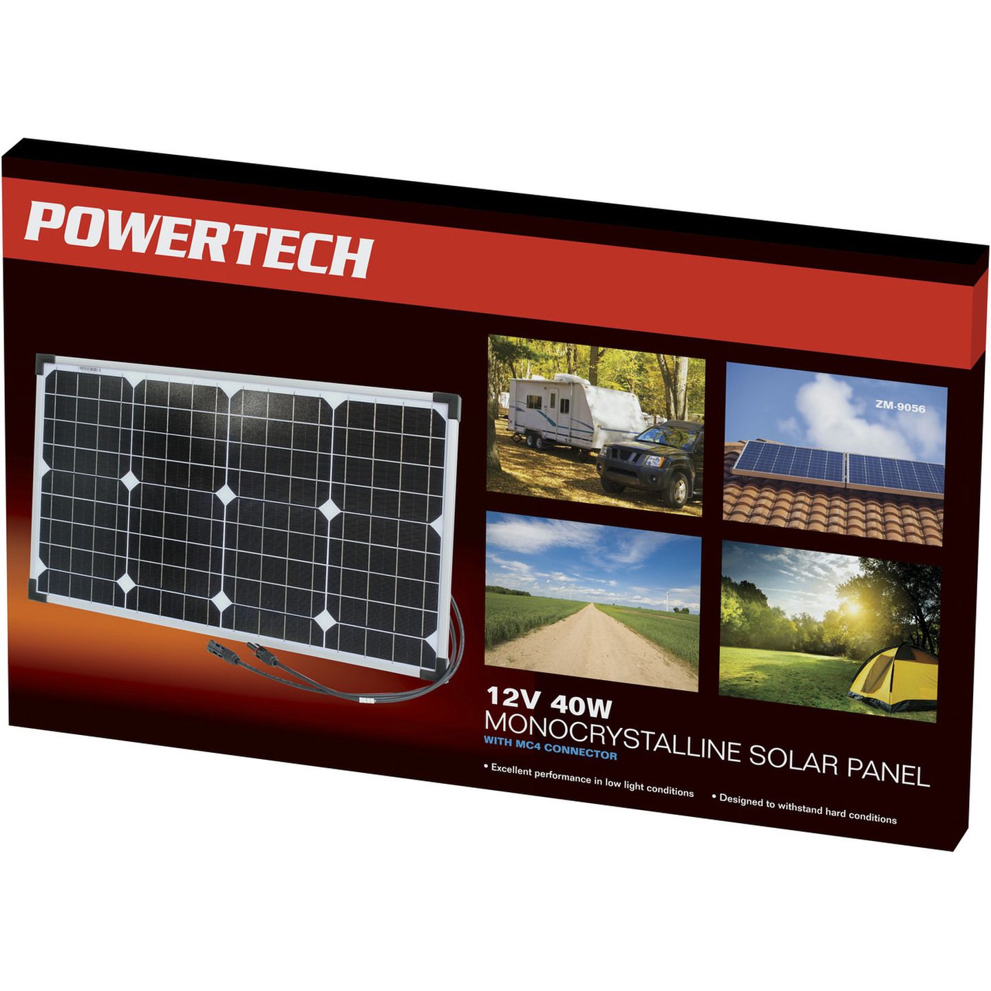 12V 40W Monocrystalline Solar Panel