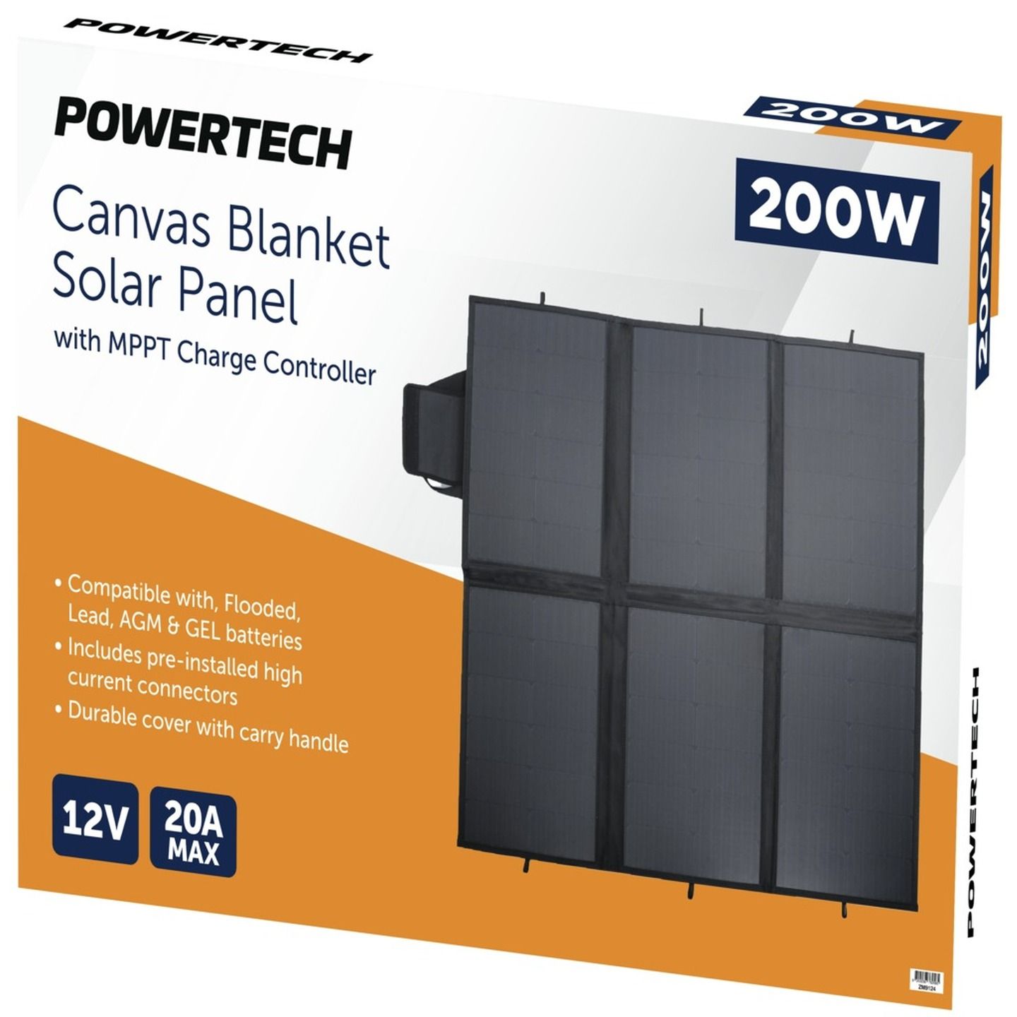 12V 200W Blanket Solar Panel with Accessories