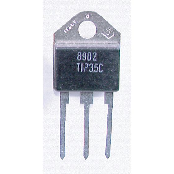 TIP35C NPN Transistor – Silicon, Matt Black Case (Jaycar)