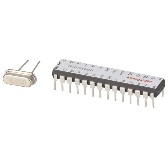 ATmega328P MCU IC | Arduino Uno Bootloader + 16 MHz Crystal | 28-Pin DIP | Jaycar ZZ8727